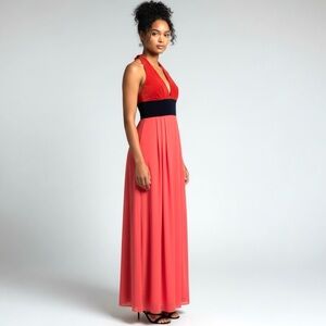 BCBGMaxAzria Maximum Effect Maxi Evening Dress
